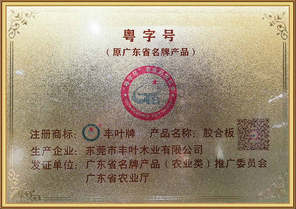 广东省名牌产品